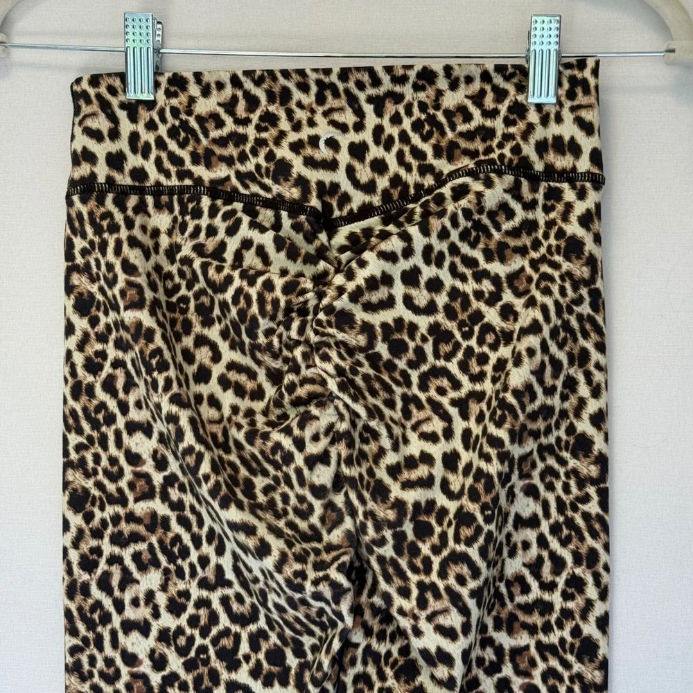 ZYIA Active‎ Leopard Print High Waisted Athletic Leggings Women's Size 6-8